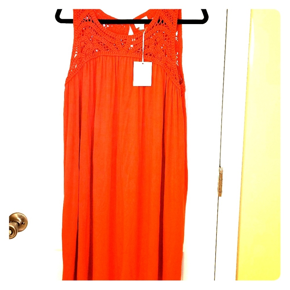 Coral orange tunic